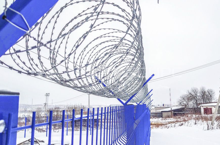 Ограждение 3Д панелями территории объекта электроэнергетики